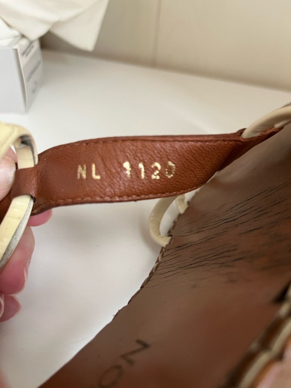 Louis Vuitton Brown and Cream Monogram Strappy Sandals - Picture 12 of 13